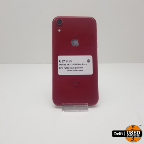 IPhone SE 64GB Red Accu 91% nette staat garantie