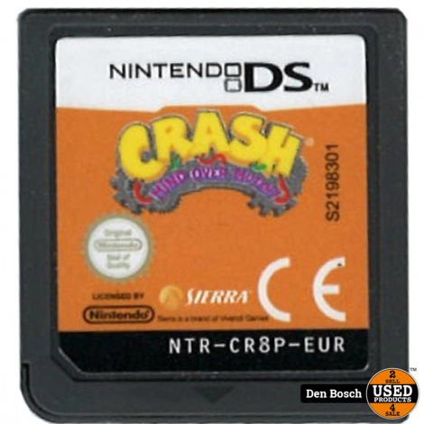 Crash Bandicoot Mind over Mutant (losse cassette) - DS Game