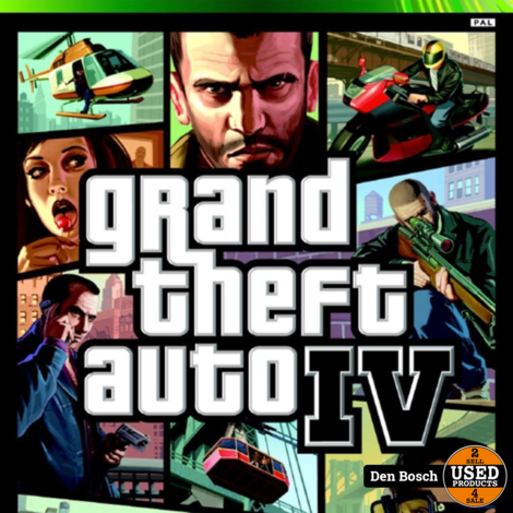 Grand Theft Auto 4 - X 360 Game