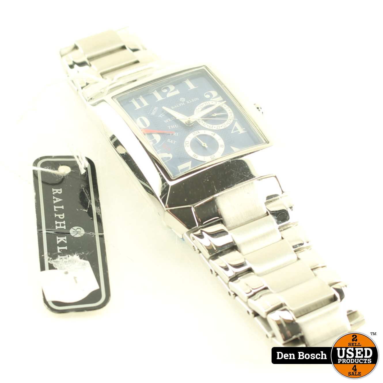 Ralph Klein Herenhorloge Zilverkleurig - Used Products Den Bosch