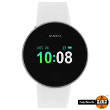 Ozoo Smartwatch Zwart met Witte Band