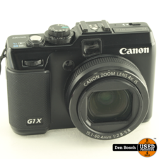 Canon Powershot G1X Camera met 2 Accu's en Oplader