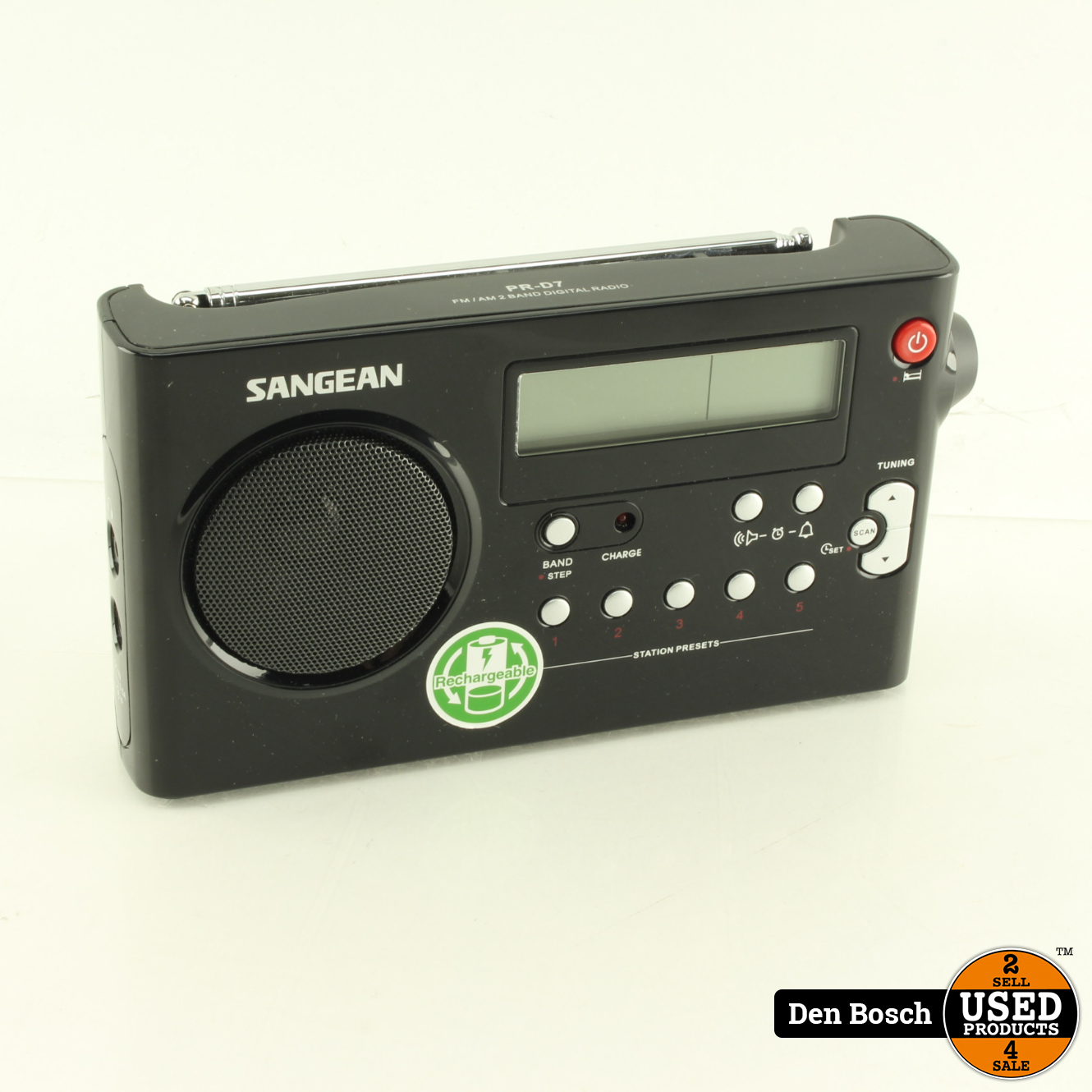 Voorbijganger koel Steil Sangean PR-D7 Portable radio FM, AM - Used Products Den Bosch