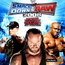 Smack Down vs Raw 2008 - Wii Game