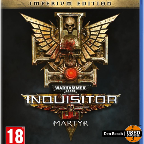 Warhammer 40K Inquisitor Martyr Imperium Edition - PS4 game inclusief steelbox