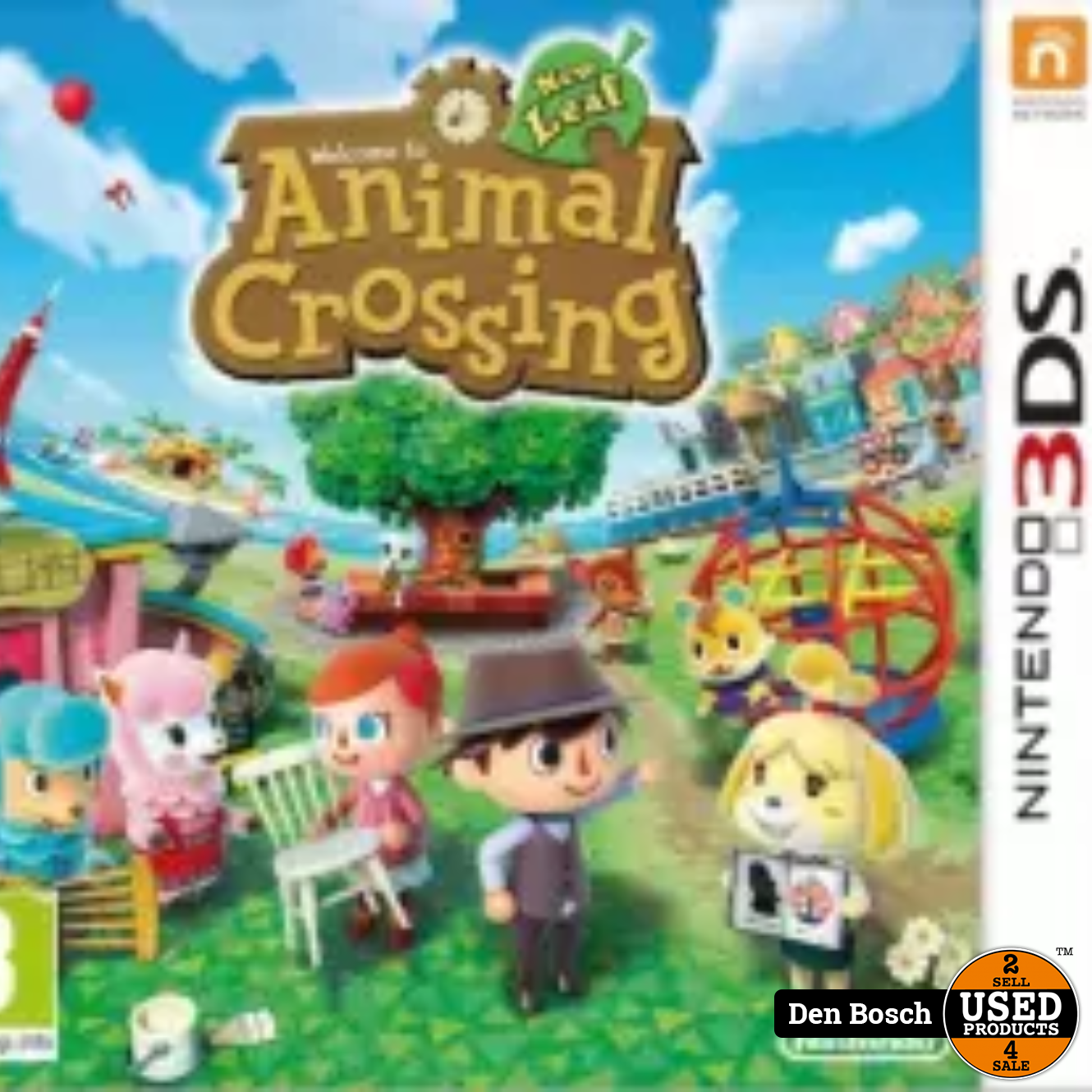 schoorsteen mooi zo materiaal Animal Crossing New Leaf (Losse Cartridge) - 3DS Game - Used Products Den  Bosch