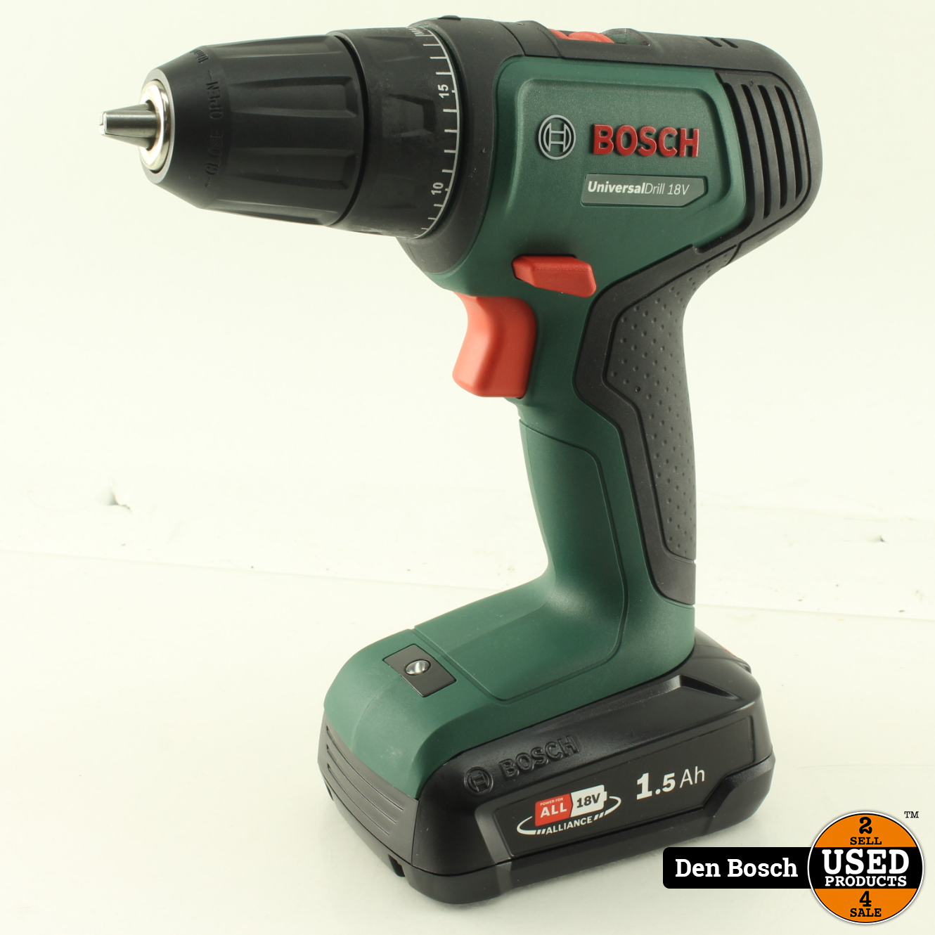 tong entiteit Cerebrum Bosch UniversalDrill 18V Boormachine + 4 Accus, Oplader en Systeembox -  Used Products Den Bosch