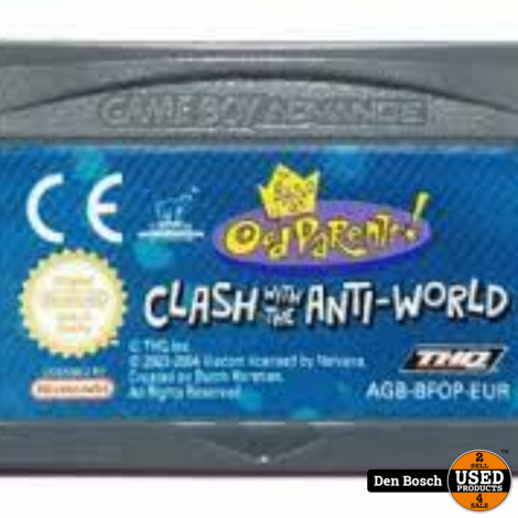 Old Parents Clash with the Anti World - GBA Game (losse cassette)