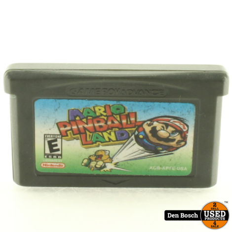 Mario Pinball Land - GBA Game (losse cassette)