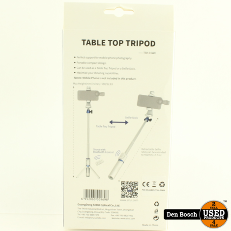 SIRUI TSH-01WX Table Top Tripod