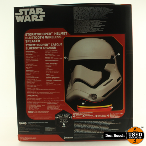 Star Wars Stormtrooper 1:1 Helm met Bluetooth Speaker