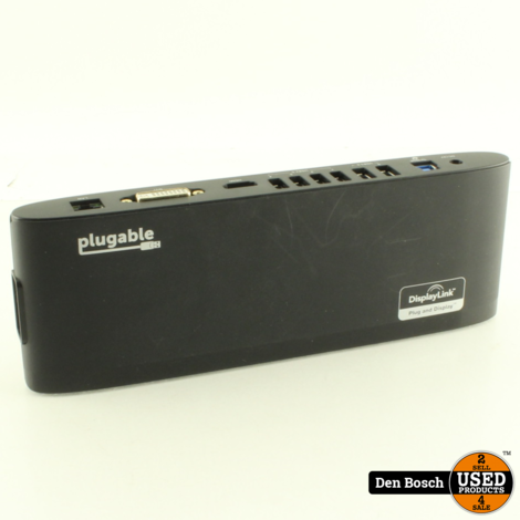 Plugable UD-3900H USB 3.0 Docking Station met Adapter