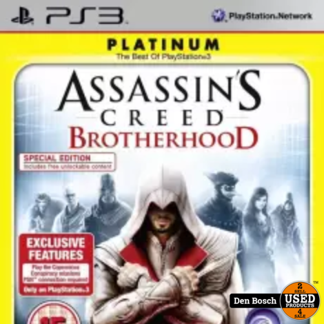 Assassins Creed Brotherhood Platinum - PS3 Game