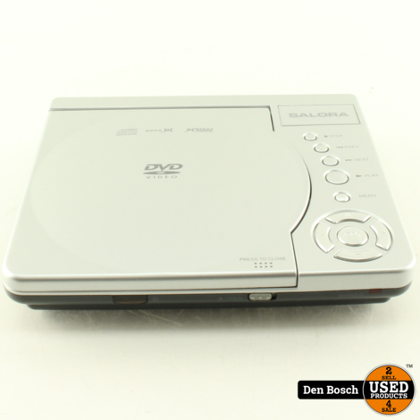 Salora DVP-7020MKII Portable DVD Speler incl Kabels