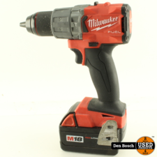 Milwaukee M18 FPD2 Klopboormachine Body met 1 Accu 18v 3.0ah