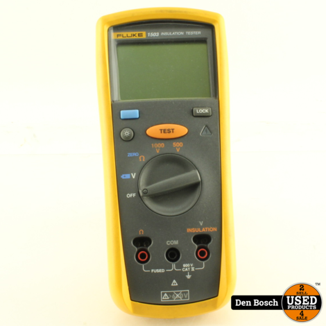 Fluke 1503 Insulation Tester met Meetstiften