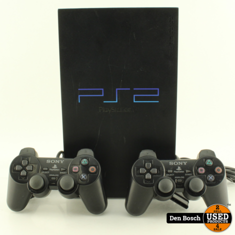 Sony Playstation 2 met 2 Controllers en Memory Card 8MB