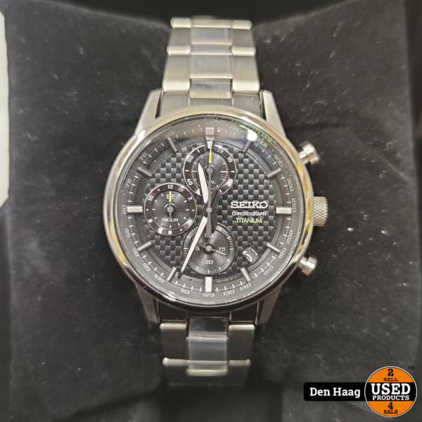 SEIKO セイコー 正規品 腕時計 オールチタン シルバー ブラック カレンダー タキメーター 10気圧防水 クロノグラフ メンズ SSB389P1(海外モデル)｜売買されたオークション情報、yahooの商品情報をアーカイブ公開  - オークファン（aucfan.com）