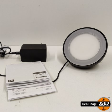 Philips Hue Bloom tafellamp - White &amp; Color - zwart