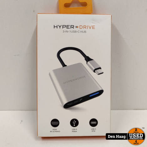 Hyper 3-in-1 USB-C Hub | 4K HDMI