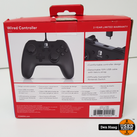 Nintendo PowerA Wired Controller Nintendo Switch - Black | Nieuw!