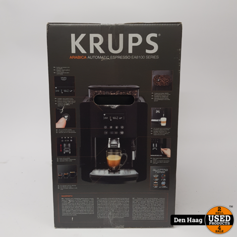 Krups Arabica EA8100 Volautomatische Espressomachine | nieuw in doos
