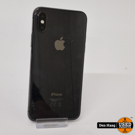 iPhone X 64GB zwart batterij 100 % | Nieuwstaat