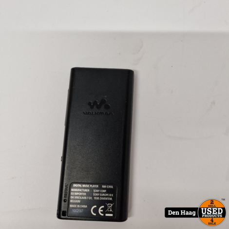Sony NW-E393LB Walkman MP3-speler 4GB Zwart