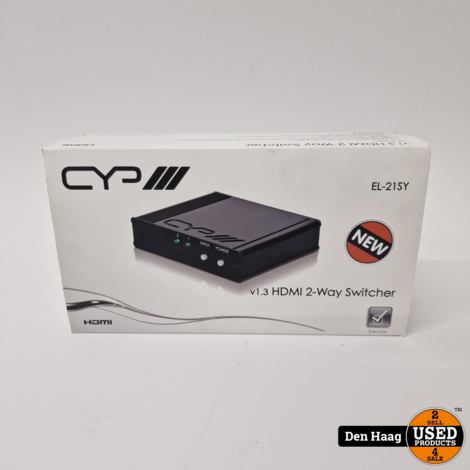 CYP EL-21SY 2-Way HDMI Switcher | Nieuw