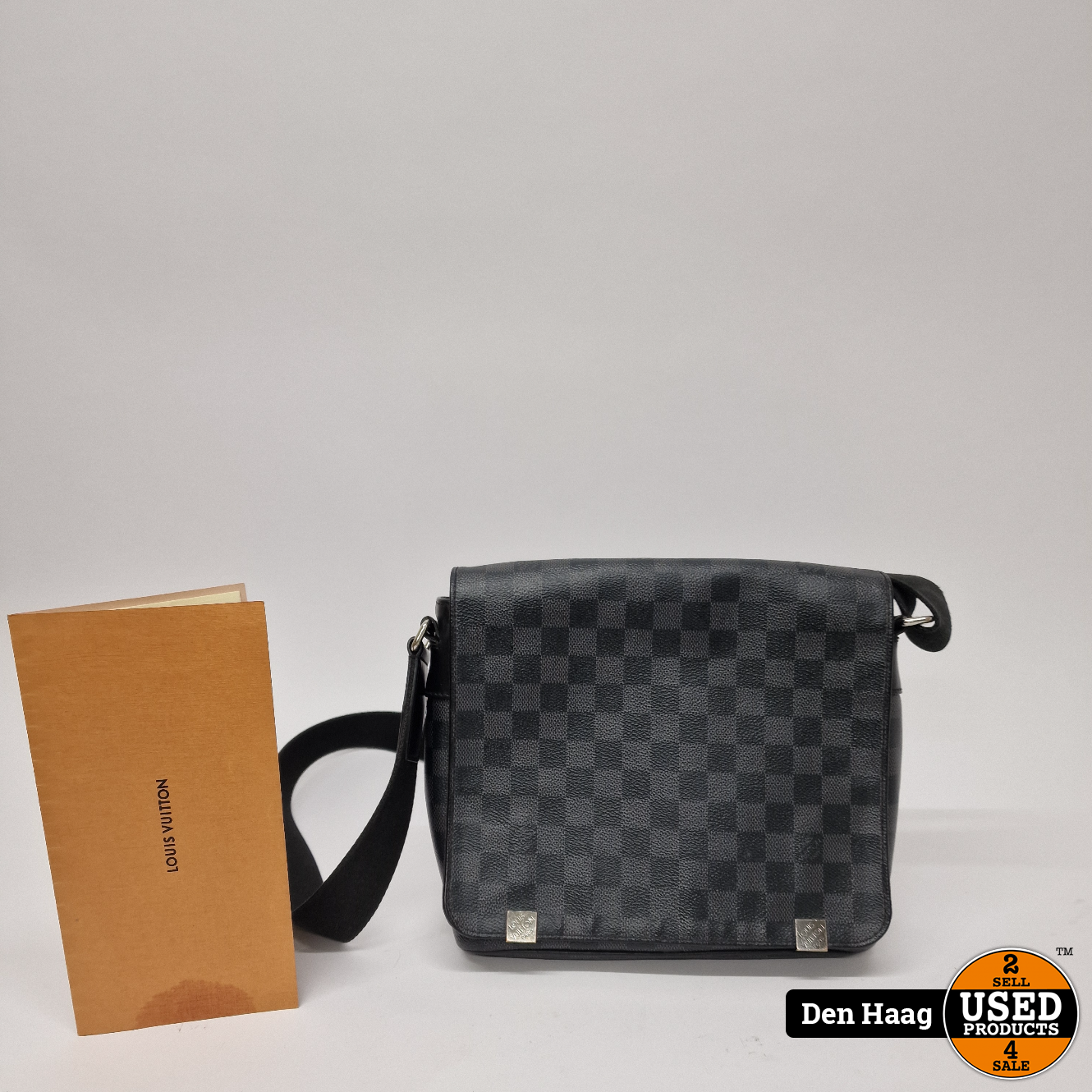 Louis Vuitton N41028 District PM NM Damier Graphite Tas | Nette - Used Products Den Haag