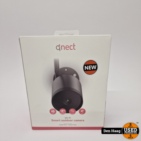 Qnect Wifi Buitencamera IP65 | Nieuw