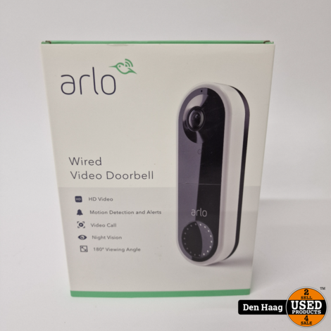 Arlo Wired Video Doorbell | nette staat