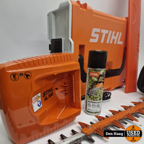 STIHL HSA 86 Heggeschaar Incl AP200 Accu en AL300 lader | nieuwstaat