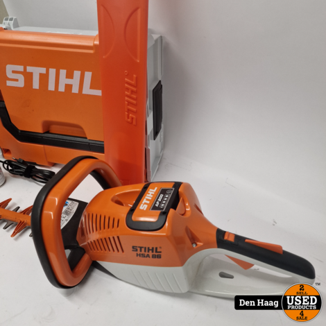 STIHL HSA 86 Heggeschaar Incl AP200 Accu en AL300 lader | nieuwstaat