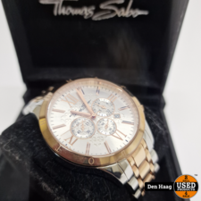 Thomas Sabo Rebel Heart Steel Chronograph Watch WA0225 | Nette staat