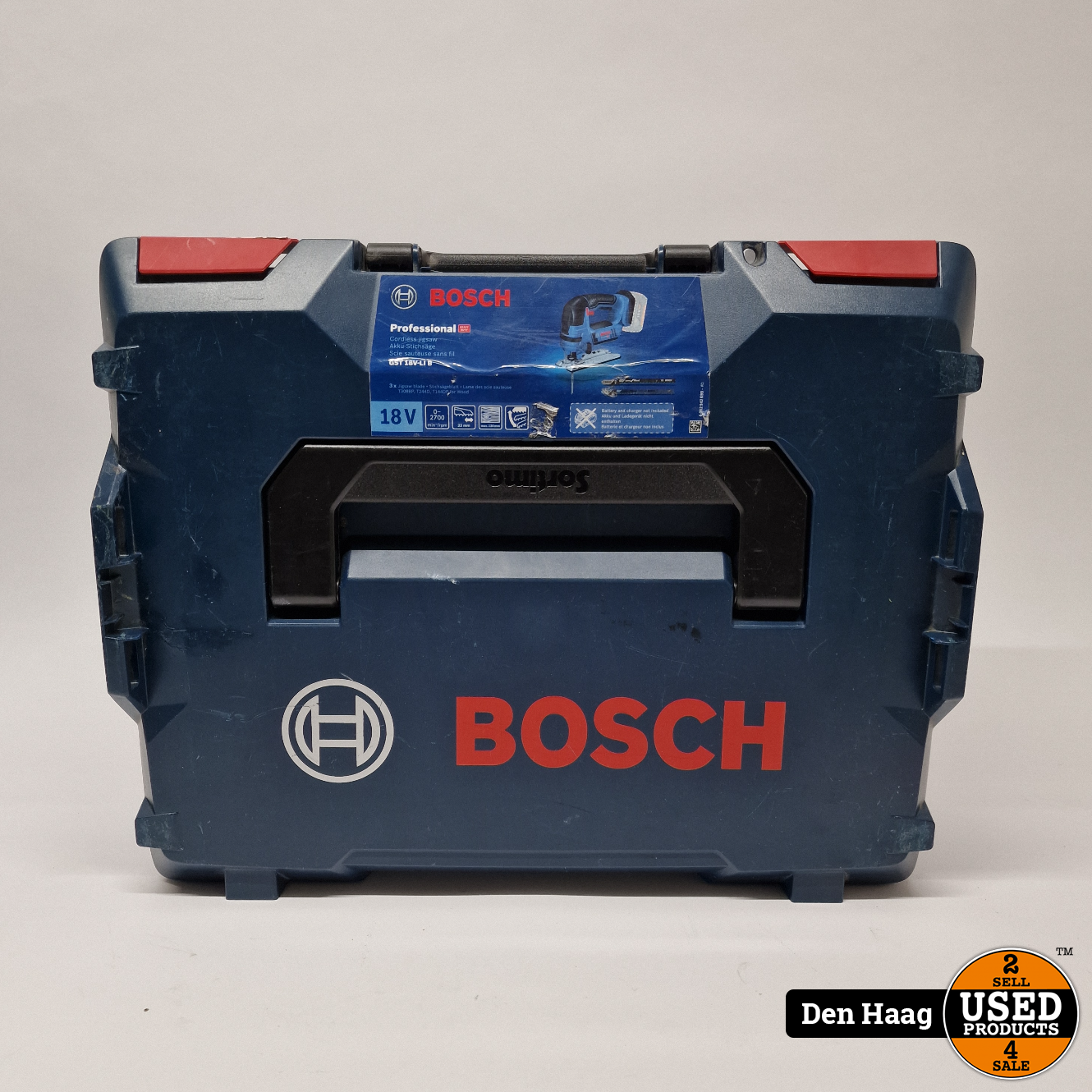 Robijn Turbulentie Shetland Bosch GST 18 V-LI B Accu Decoupeerzaag In L-Boxx | Nette staat - Used  Products Den Haag