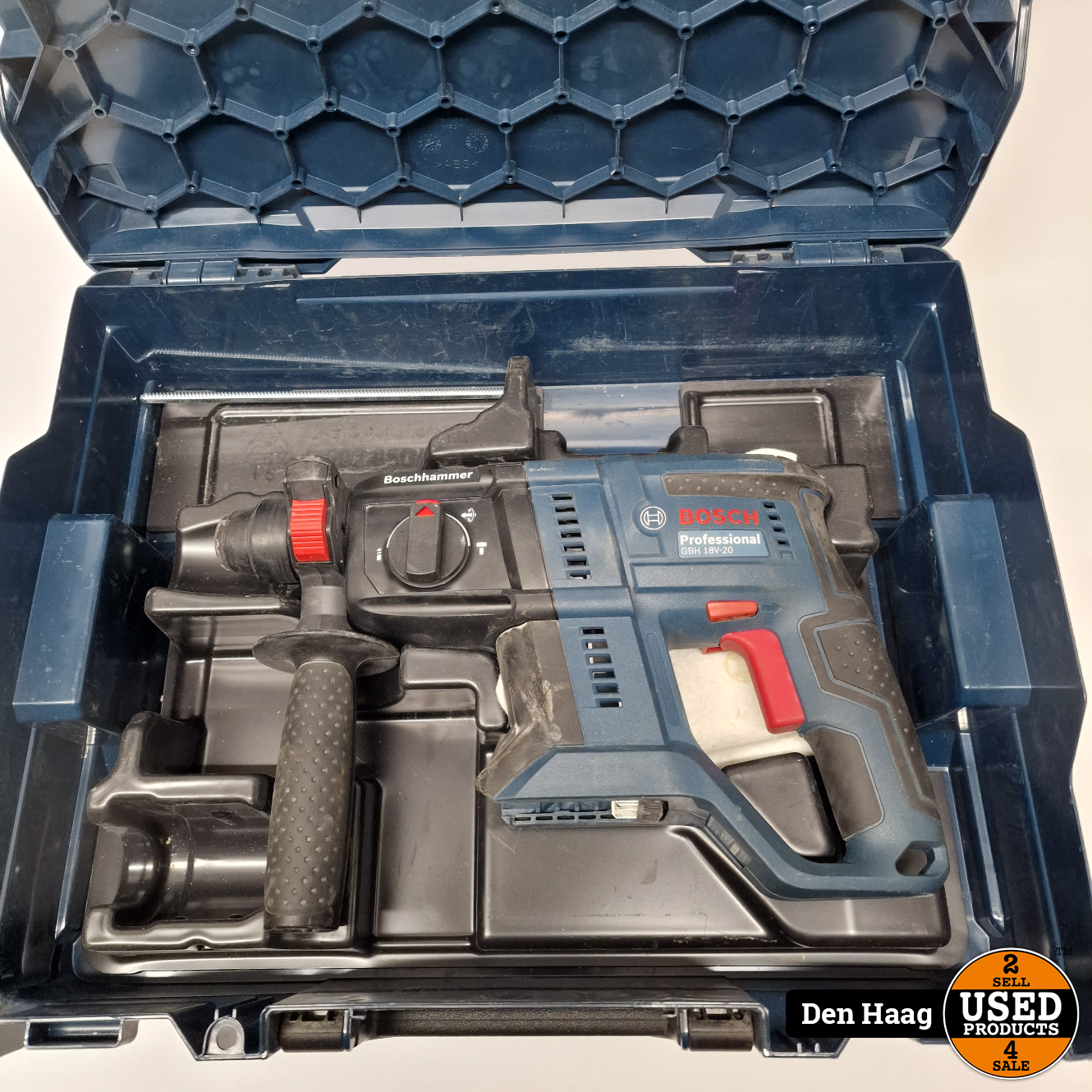 Bosch Professional GBH V-20 Accu Boorhamer Inc L-boxx Nette staat - Used Products Den Haag