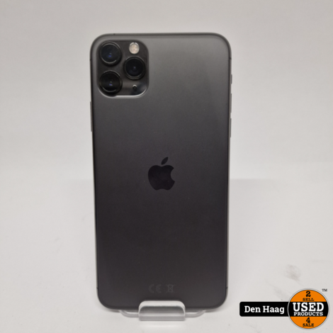Apple iPhone 11 Pro Max 64GB Accu 100% Zwart | Inc garantie