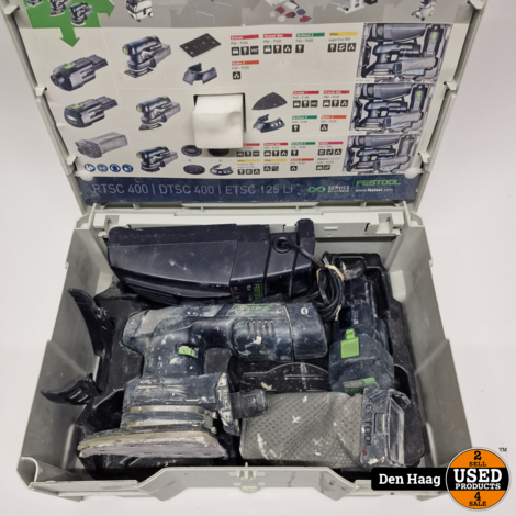 Festool Delta Schuurmachine DTSC 400 Set | Inc garantie