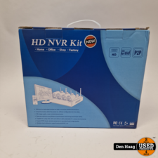 HD NVR Kit Plug en Play camerasysteem 1,3MP 4Camera's | Nieuw