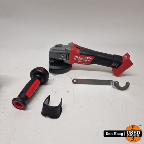 Milwaukee M18 CAG125 18V Li-Ion  haakse slijper Body | Nieuwstaat