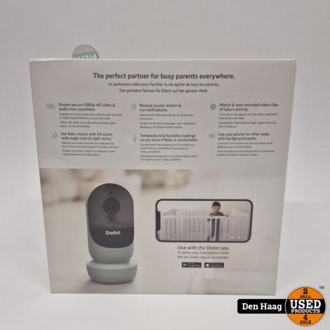 Owlet - Owlet Cam 2 - Smart HD-video Babyfoon | nieuw in seal