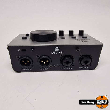 Devine Centro 2i2o audio interface | Nette staat