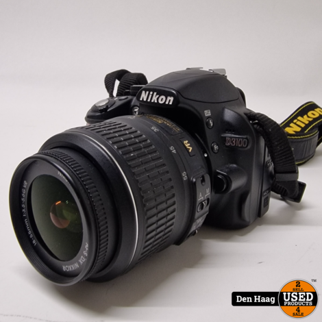 Nikon D3100 Inc Nikon AF-S 18-55MM F/3.5-5.6 G DX VR | Nette staat