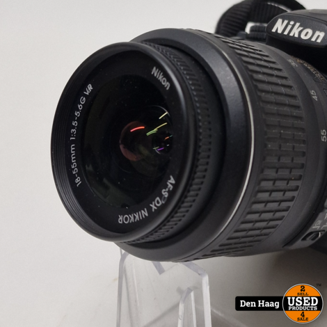 Nikon D3100 Inc Nikon AF-S 18-55MM F/3.5-5.6 G DX VR | Nette staat