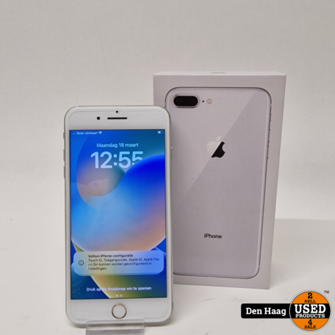 Apple iPhone 8 Plus 64GB Accu 100 Wit | Nette staat