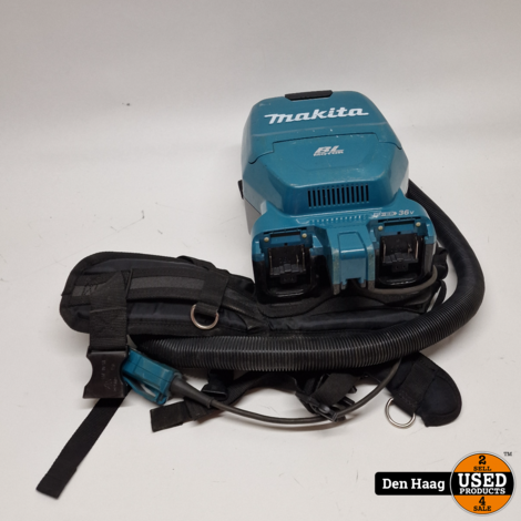 MAKITA DVC260 ACCUSTOFZUIGER 2X18V | NETTE STAAT