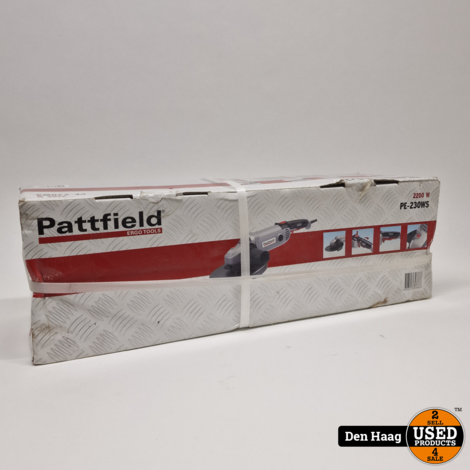 PATTFIELD Haakse slijper PE-230WS | nieuw