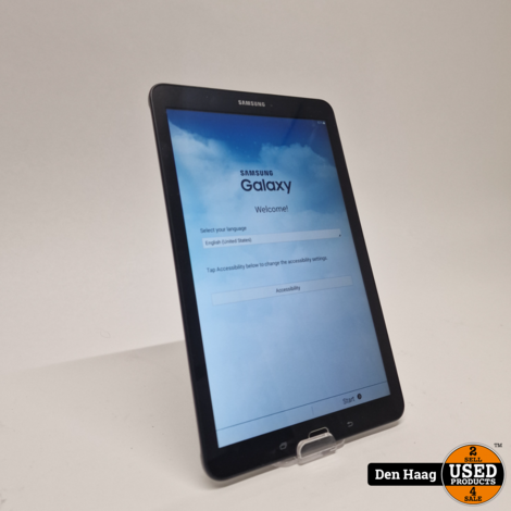 Samsung Galaxy Tab E 8GB  WiFi Zwart | Nette staat