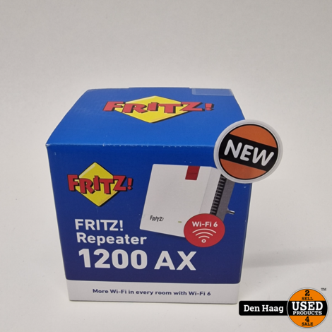 AVM FRITZ!Repeater 1200 AX - WiFi Versterker | Nieuw